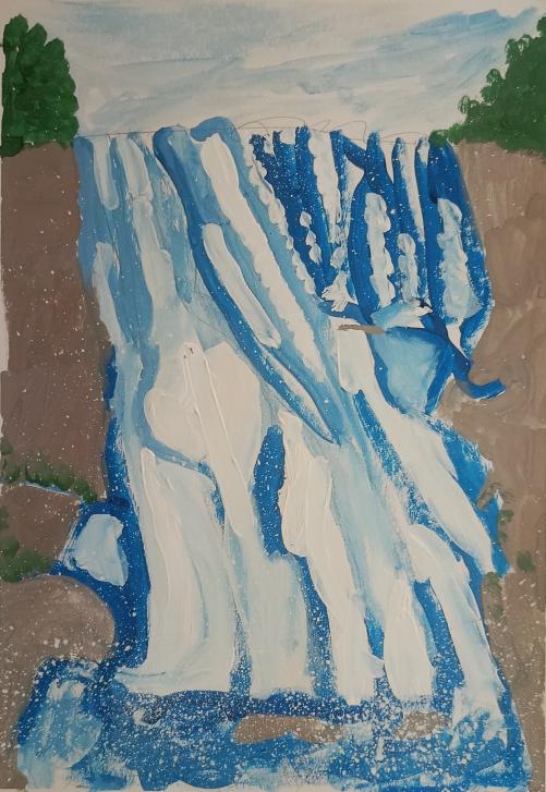 Чарующий водопад