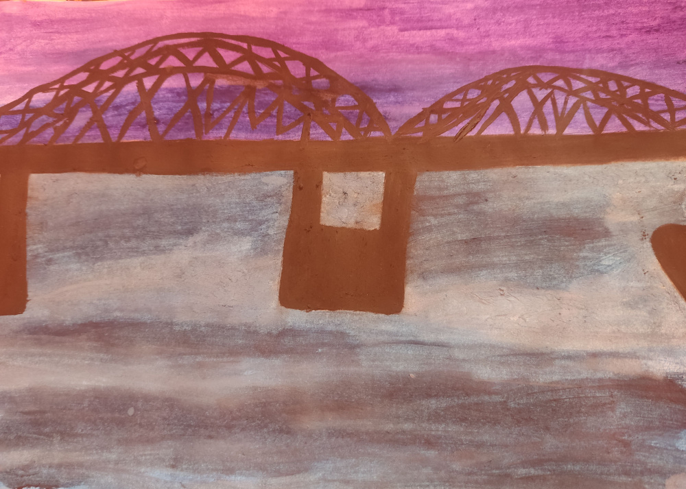 Ока. Метромост