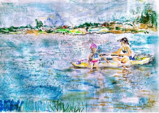 На сапах по озеру Леданово