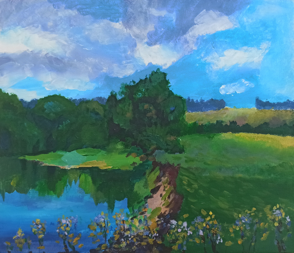 У реки Томи