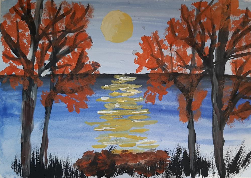 Осеннее озеро