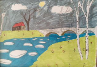 Отражение весны