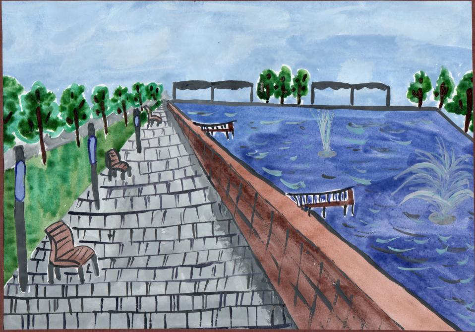 Водоем моего города.