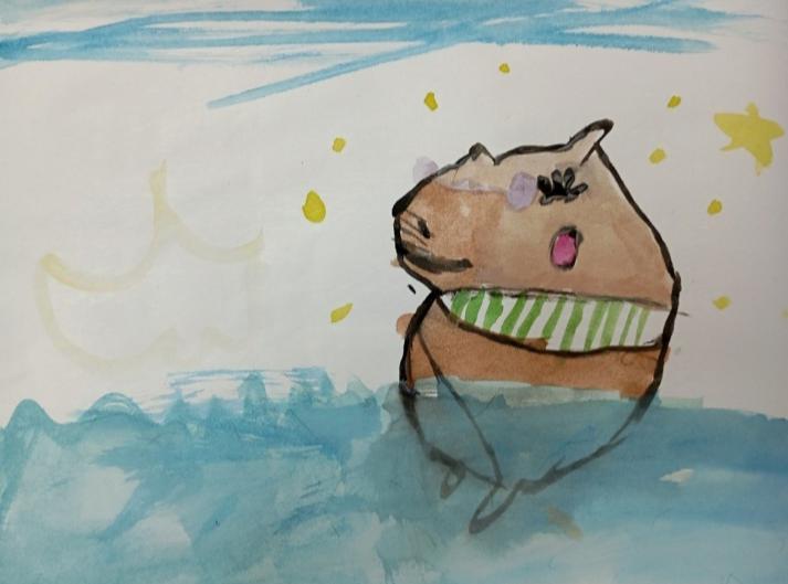 КАПИБАРА ЛЮБИТ ЧИСТУЮ ВОДИЧКУ