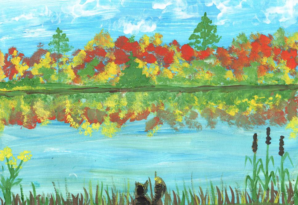 Осень у реки.