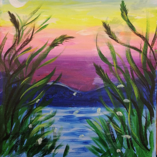 Любимое место - пруд.