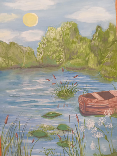 У бабушки в  деревне 