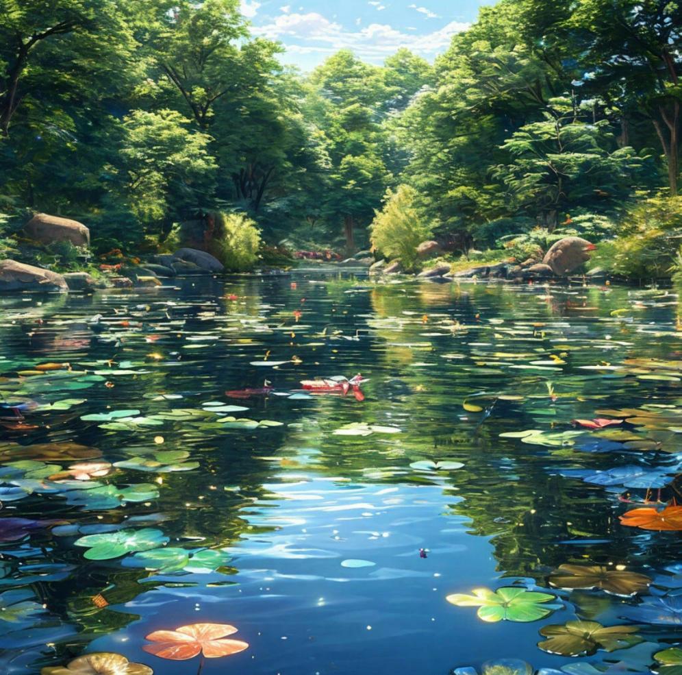 Утренний пруд 