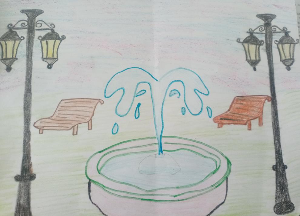 Фонтан в парке