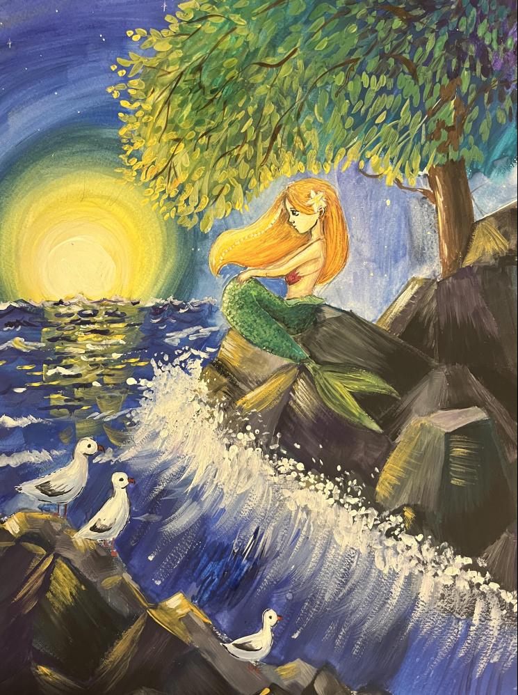 На морском берегу