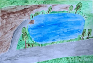 Озеро Шаблат в мае