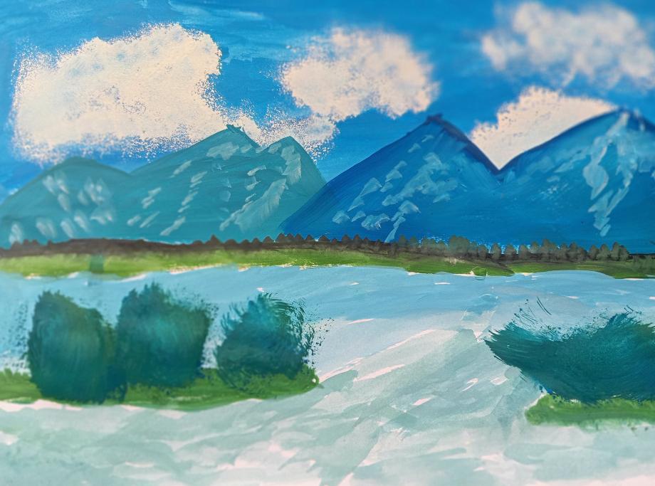 Горный водоём 