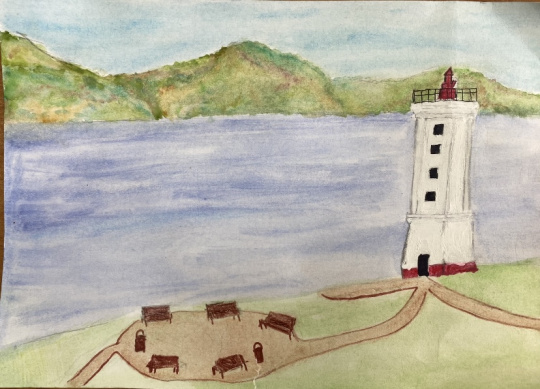 Магадан.Бухта Нагаева. Маяк.