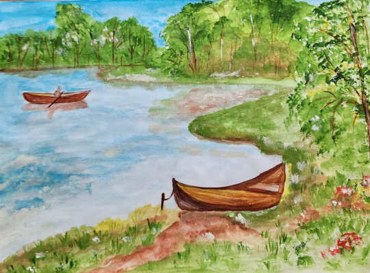 Деревенский пруд