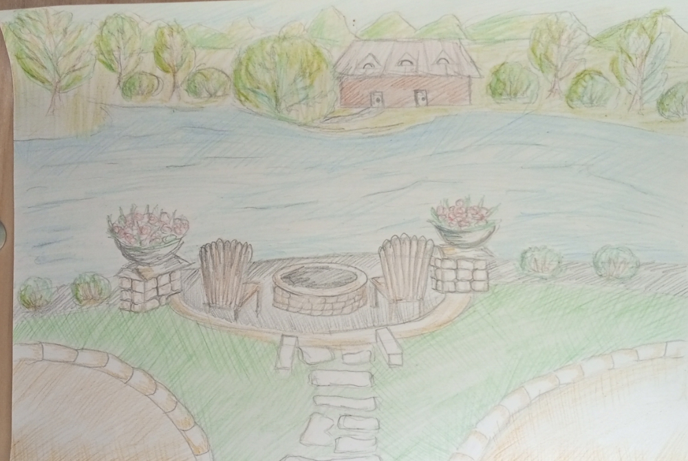 "На берегу реки"