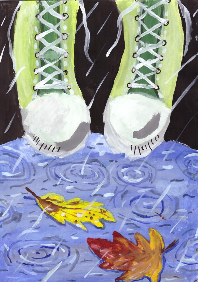 Городское озеро осенью! 