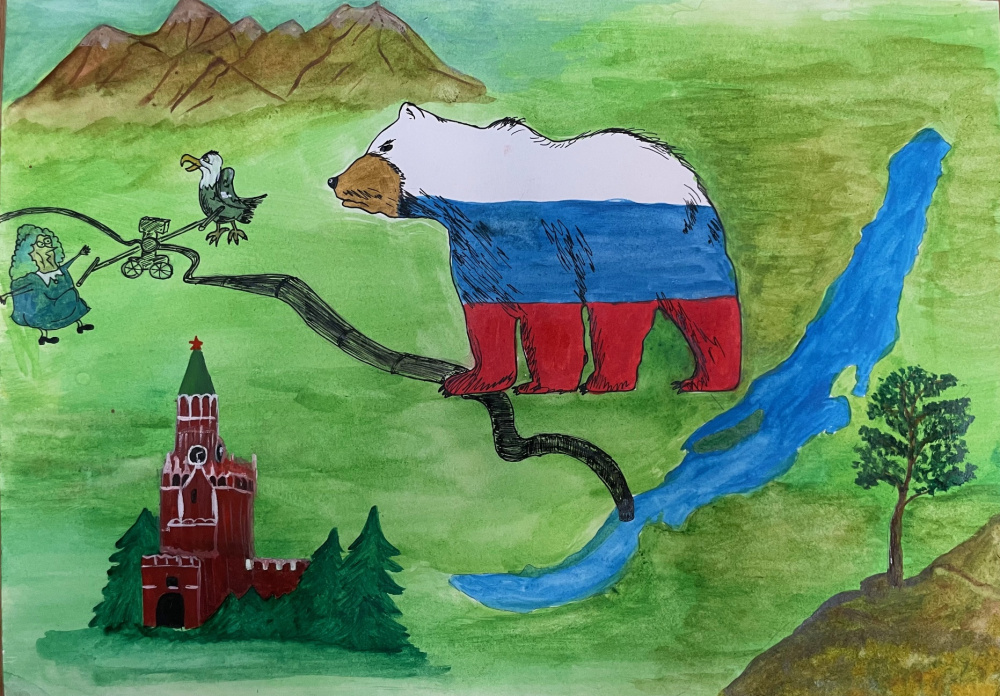 Герой земель Российских - медведь