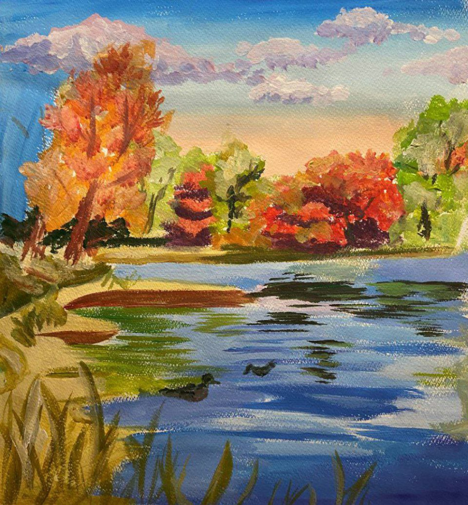 Осеннее озеро