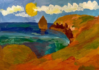 Фиолент и золото осени 