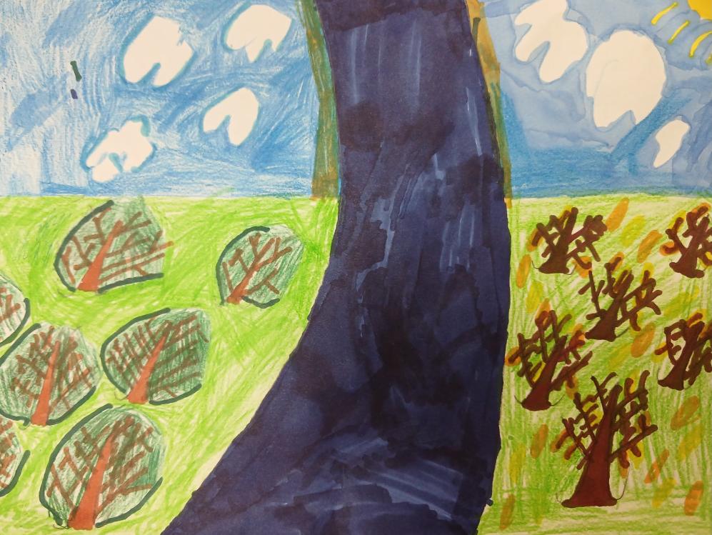 Вода летом.