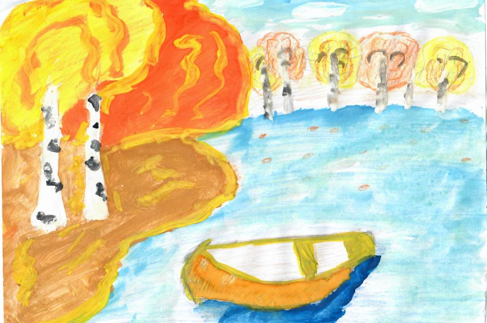 На берегу родного озера