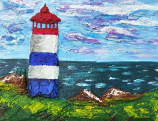 Маяк и море