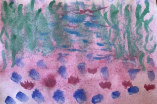 Утро.  Кувшинки. Пруд