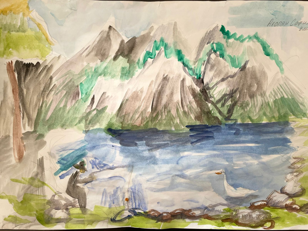 Утро рыбака