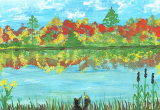 Осень у реки.