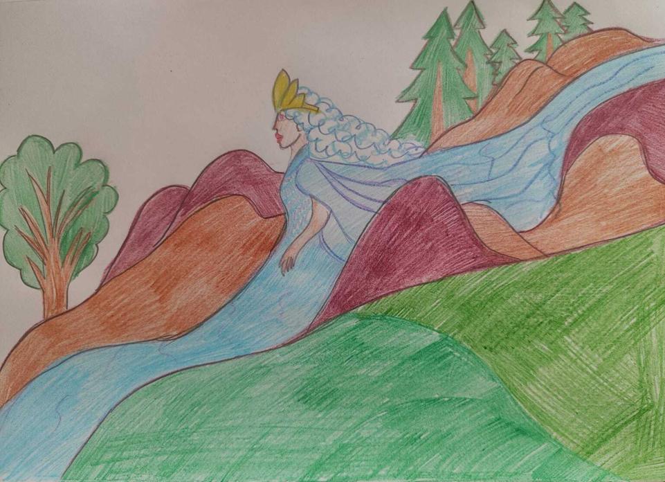 Красота горной реки