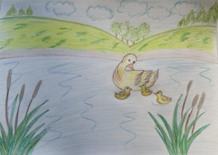 Озеро на даче 