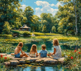 Семейный отдых у воды