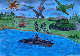 Оборонительные бои на берегах реке Вопь