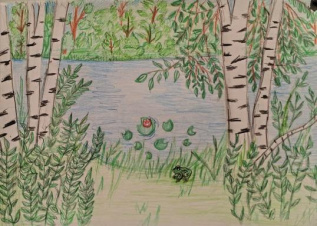 Река в роще