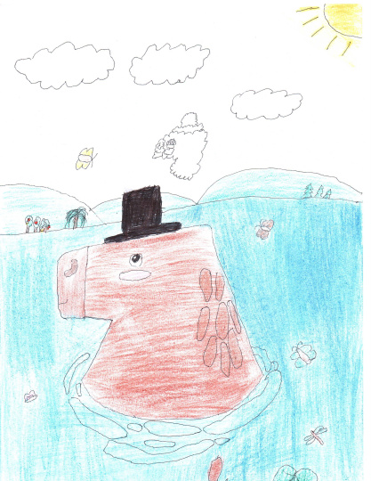 Мистер Капи на прогулке