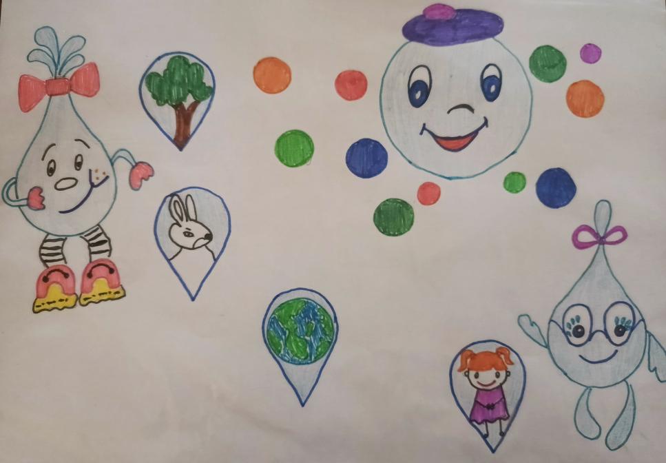 Разноцветные капли