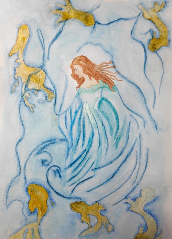 Водная девушка 