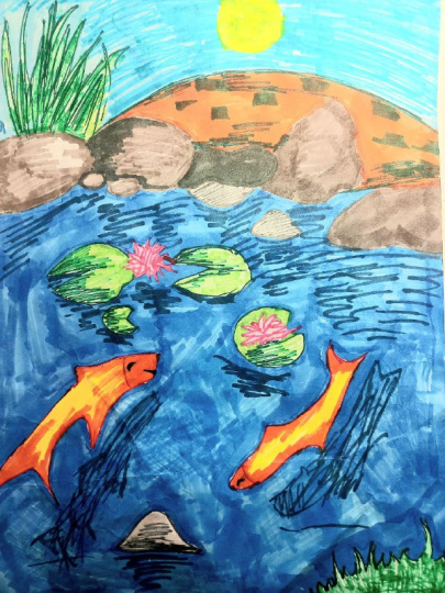 Мой любимый пруд.