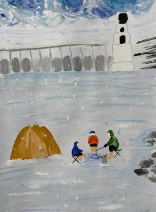 Рыбалка на Цимлянской ГЭС 