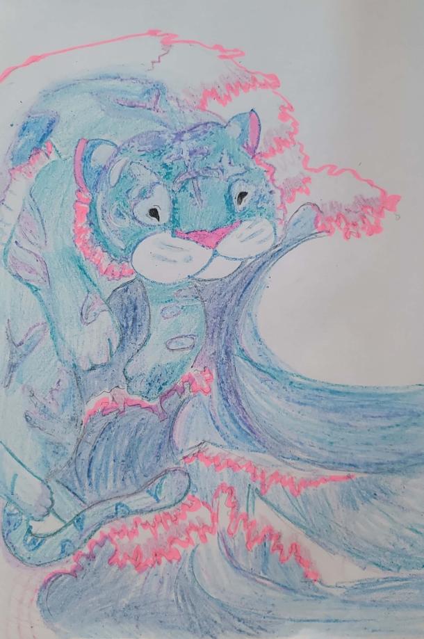 Образ воды - тигр