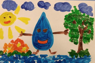 Вода-это жизнь.