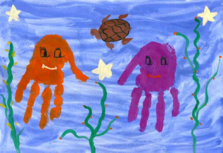 Веселые осьминожки 