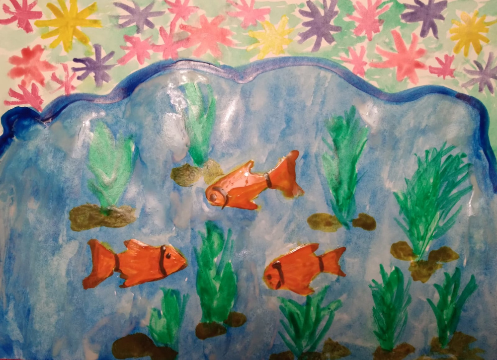 "Озеро на нашей даче"