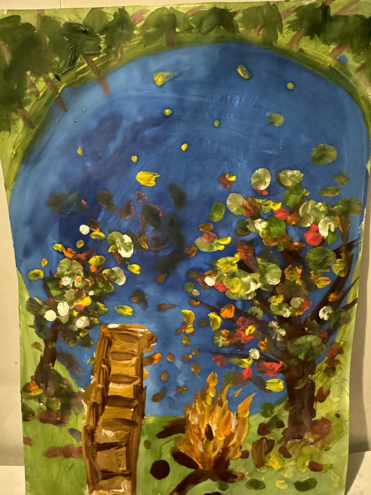 Озеро в октябре