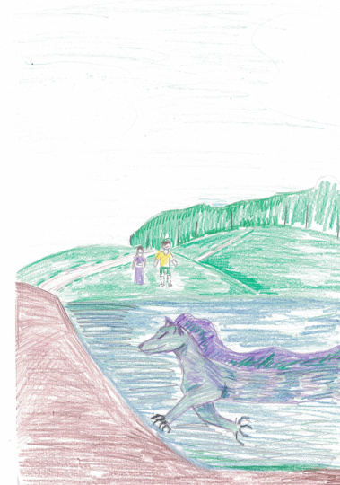 Обитатели на глубине озера