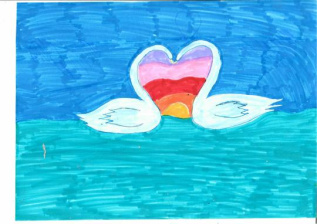 Прекрасная вода как лебедь!