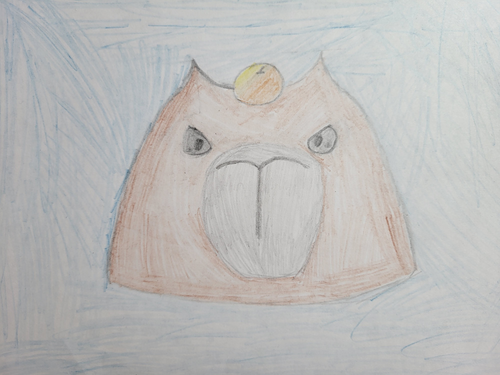 Капибара на отдыхе