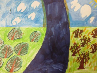 Вода летом.