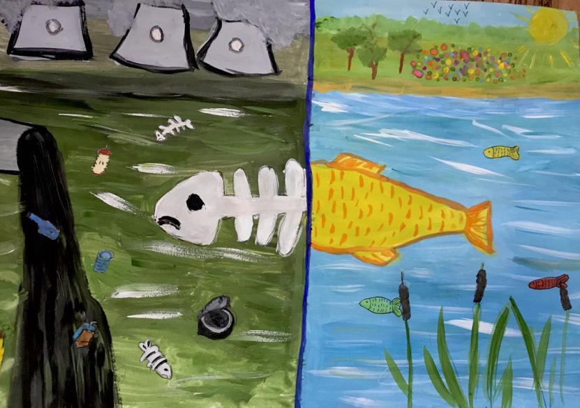 Берегите природу- не засоряте водоемы!