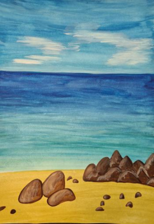 Летнее бирюзовое Чёрное море